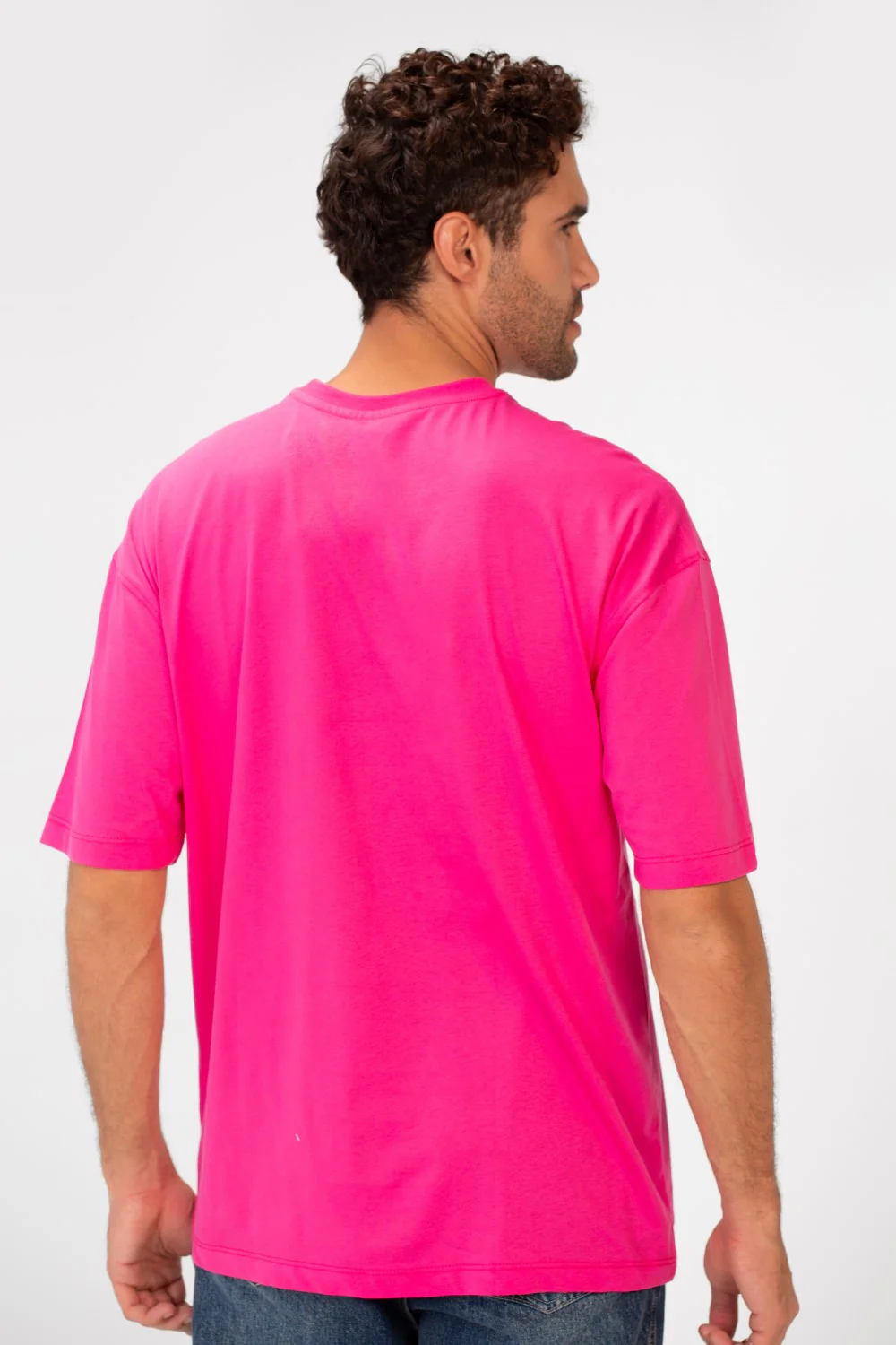 Men's Oversized Front Print Half Sleeve Round Neck Summer T-shirt - Image 6