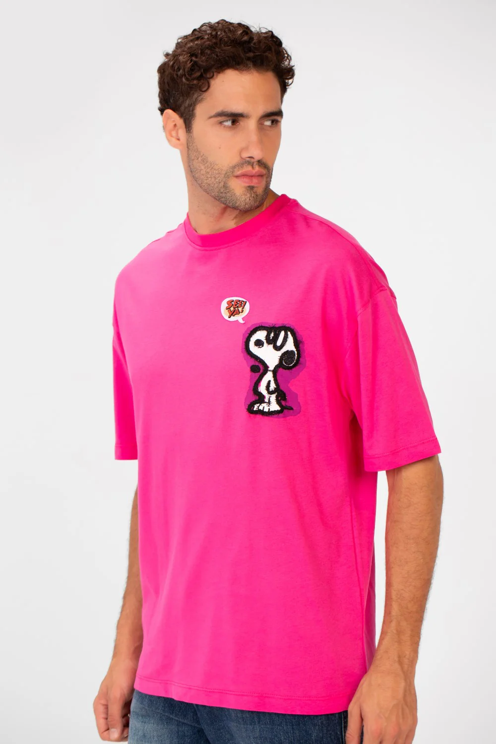 Men's Oversized Front Print Half Sleeve Round Neck Summer T-shirt - Image 7