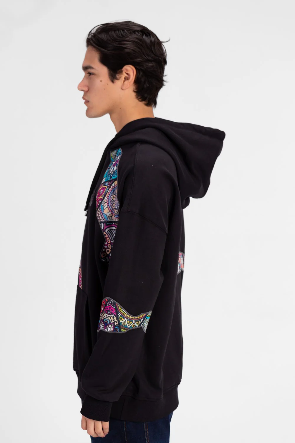Men's Oversized Graphic Print Hoodie Sweatshirt - Image 3