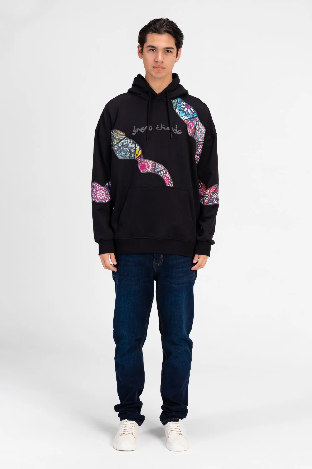 Men's Oversized Graphic Print Hoodie Sweatshirt - Image 4