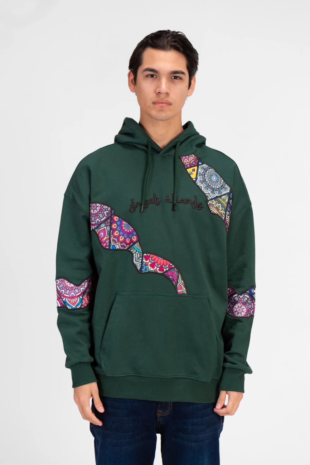 Men's Oversized Graphic Print Hoodie Sweatshirt - Image 5