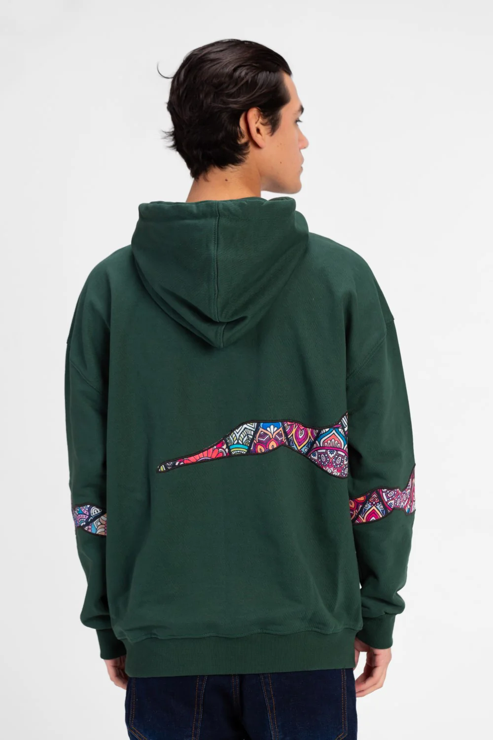Men's Oversized Graphic Print Hoodie Sweatshirt - Image 6