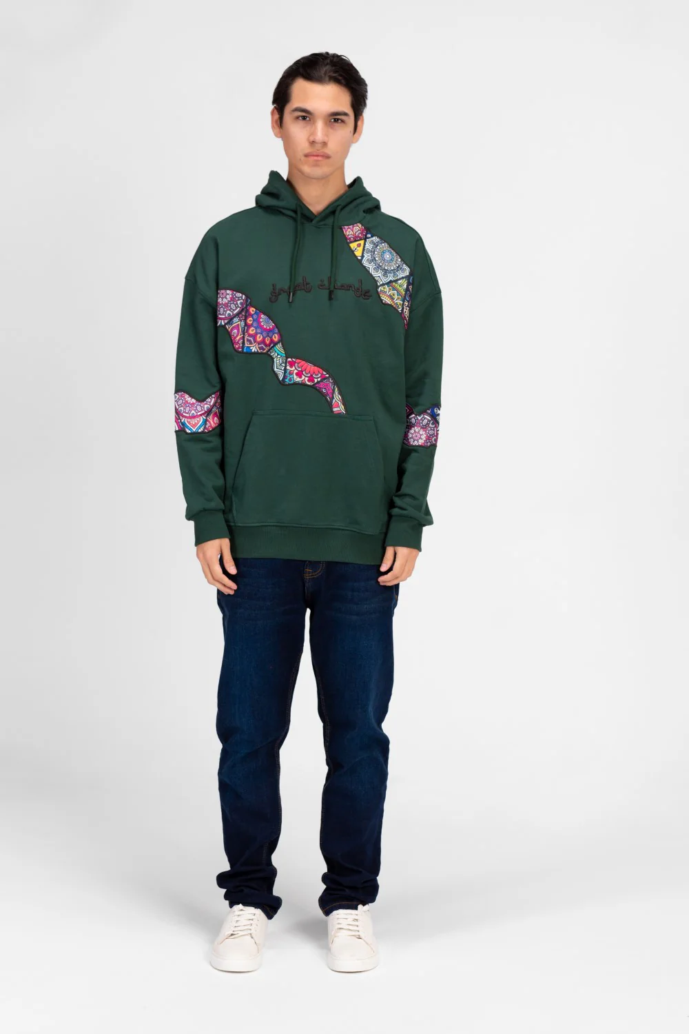 Men's Oversized Graphic Print Hoodie Sweatshirt - Image 8