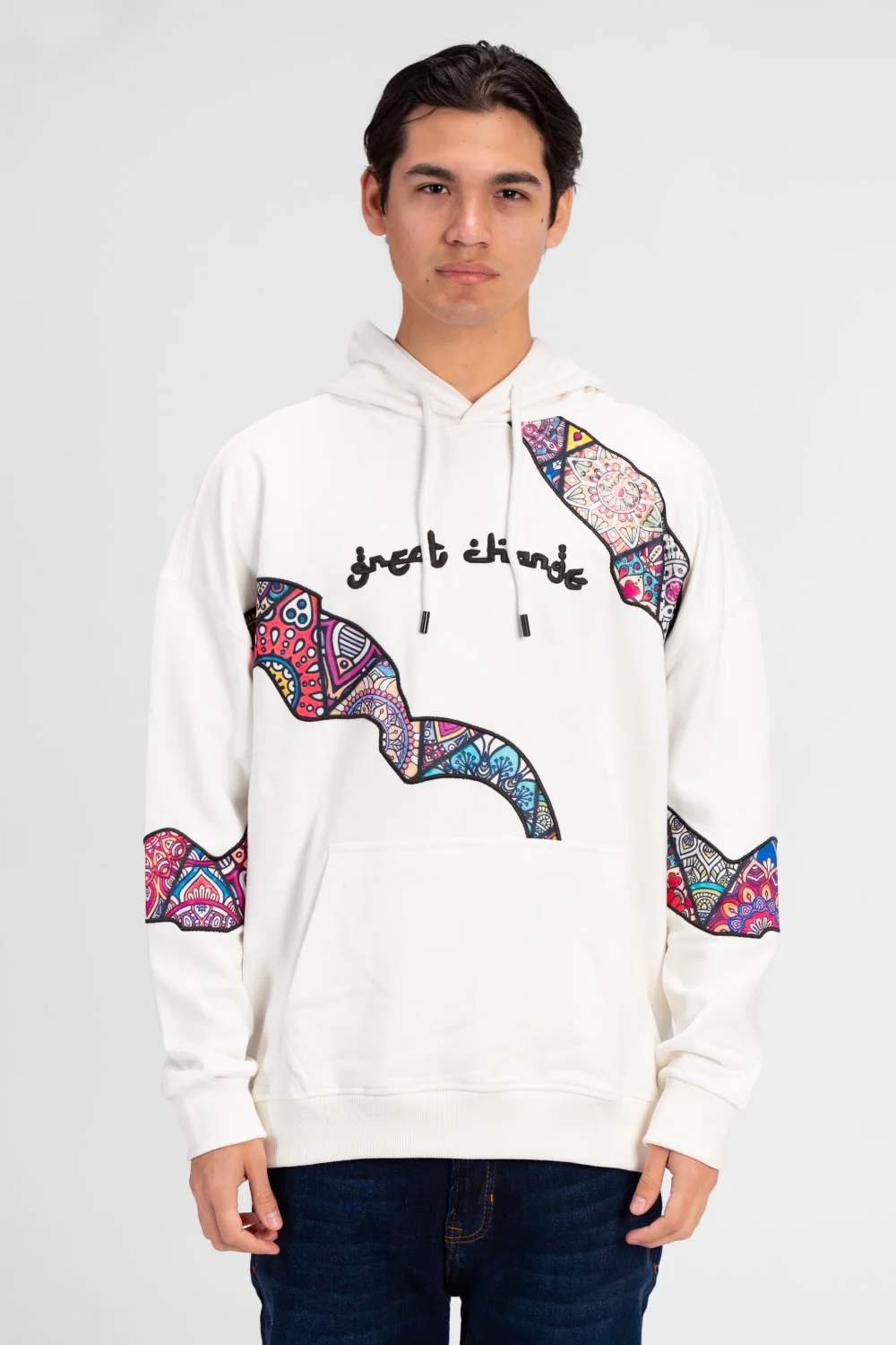 Men's Oversized Graphic Print Hoodie Sweatshirt - Image 9