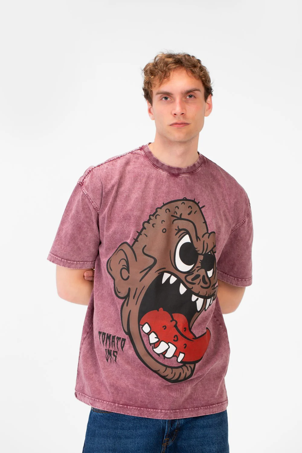 Men's Oversized Graphic Print Short Sleeve Crew Neck T-Shirt - Image 9