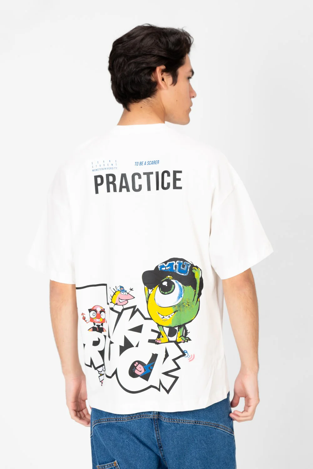 Men's Oversized Half Sleeve T-shirt Printed - Image 10