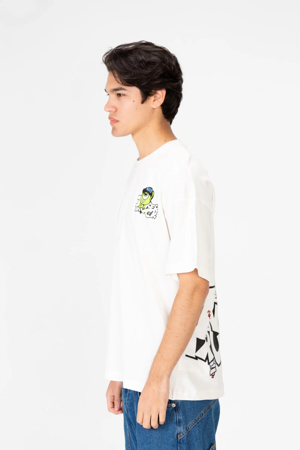 Men's Oversized Half Sleeve T-shirt Printed - Image 11