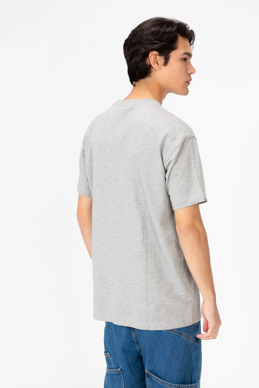 Men's Oversized Half Sleeves T-shirt With Front Text Print - Image 10