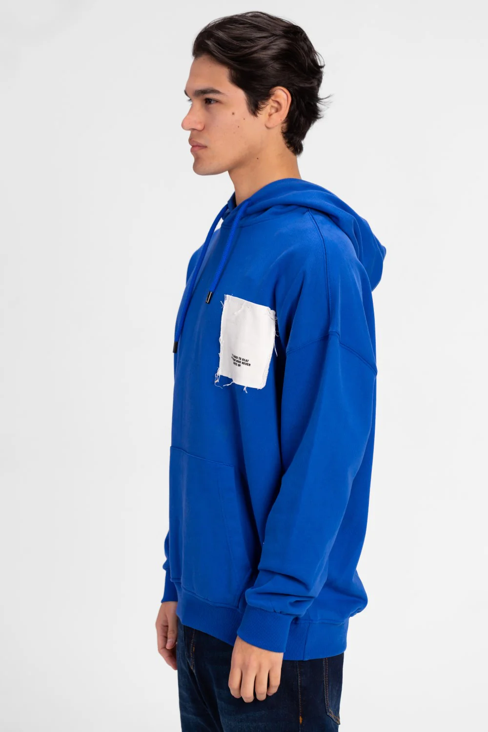 Men's Oversized Hood Sweatshirt With Kangaroo Pocket - Image 7
