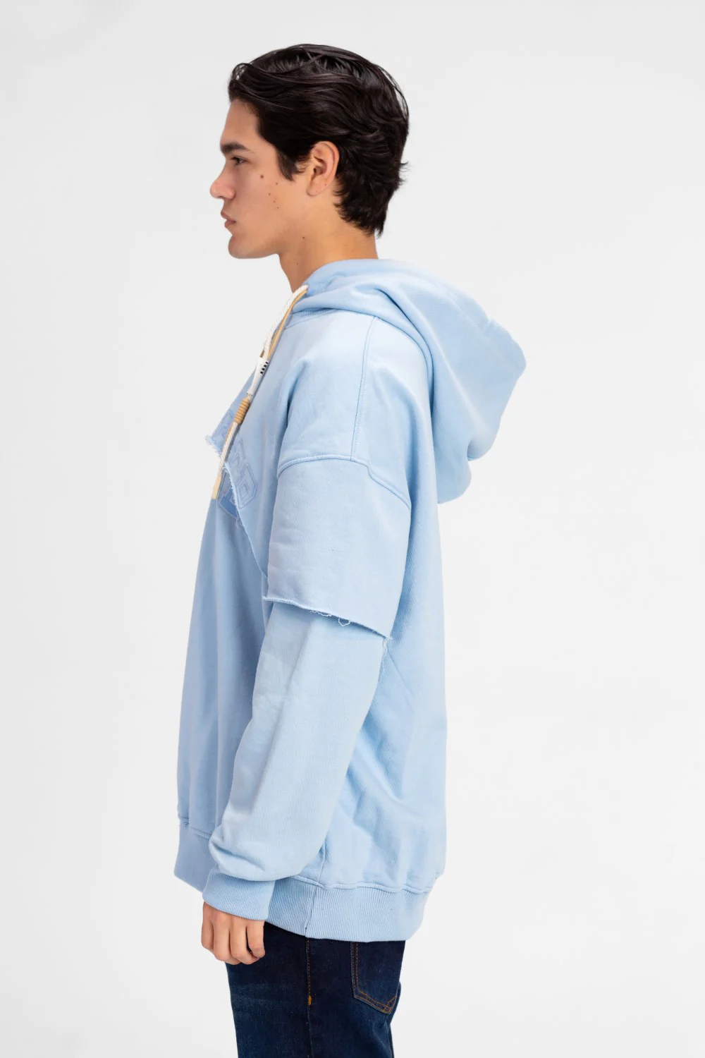 Men's Oversized Hoodie Sweatshirt In A Modern Cut - Image 3
