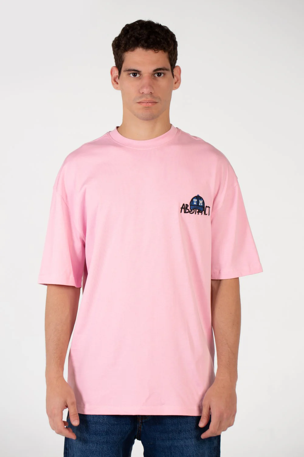 Men's Oversized Printed Round Neck T-Shirt