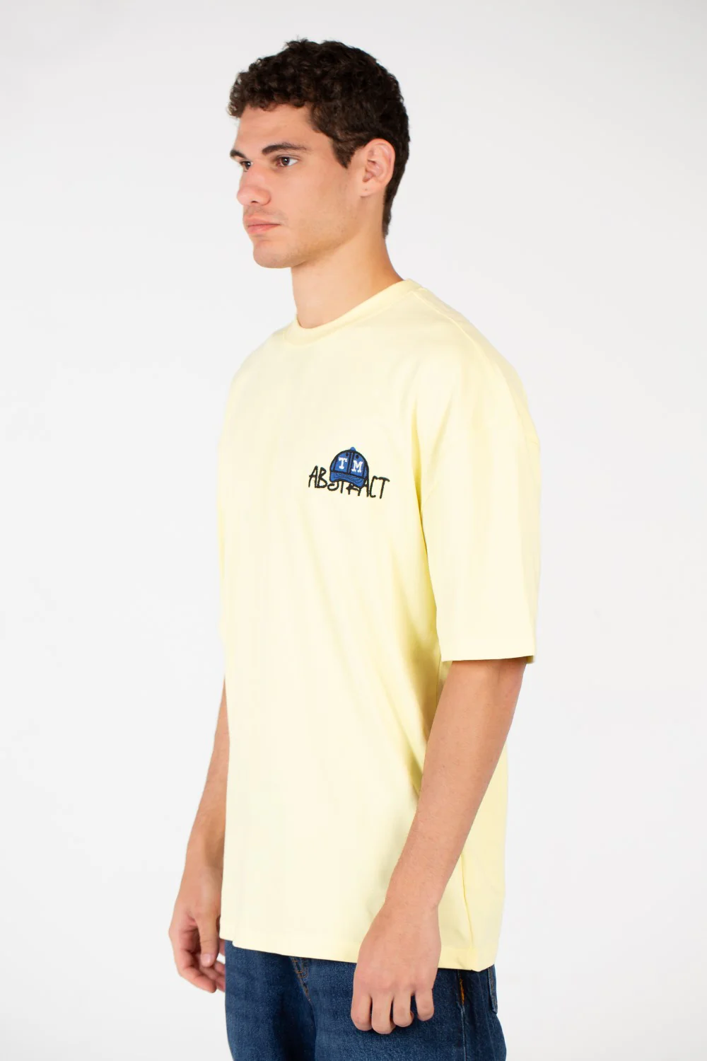 Men's Oversized Printed Round Neck T-Shirt - Image 11