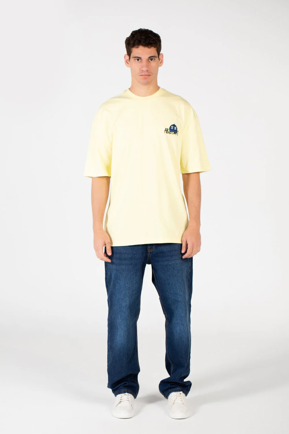 Men's Oversized Printed Round Neck T-Shirt - Image 12