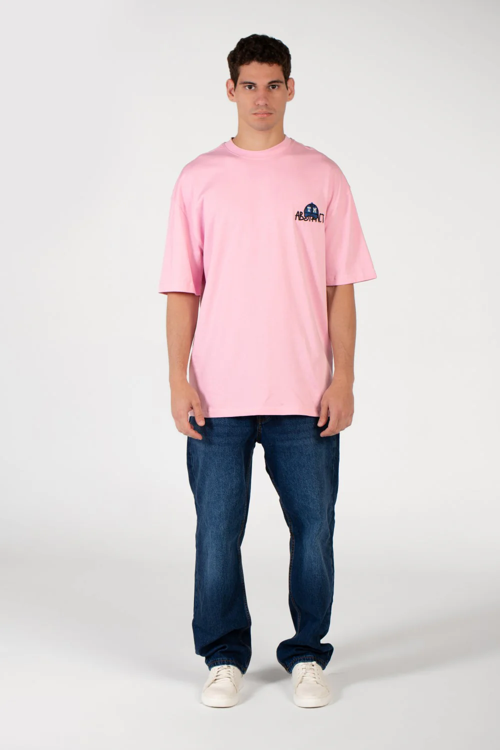 Men's Oversized Printed Round Neck T-Shirt - Image 4