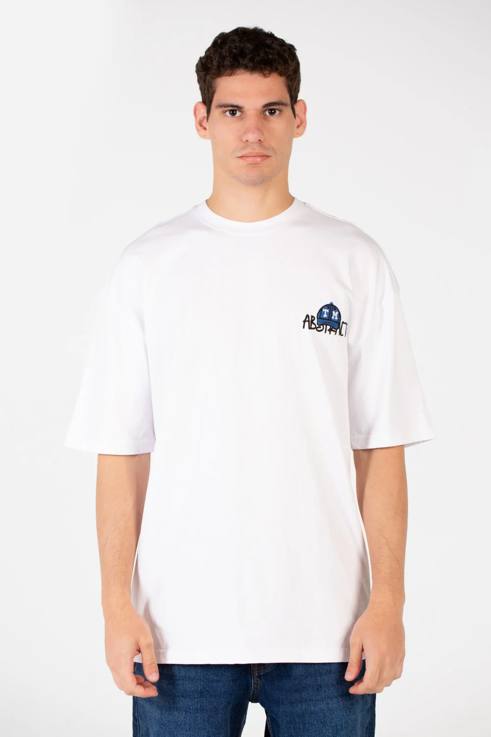 Men's Oversized Printed Round Neck T-Shirt - Image 5