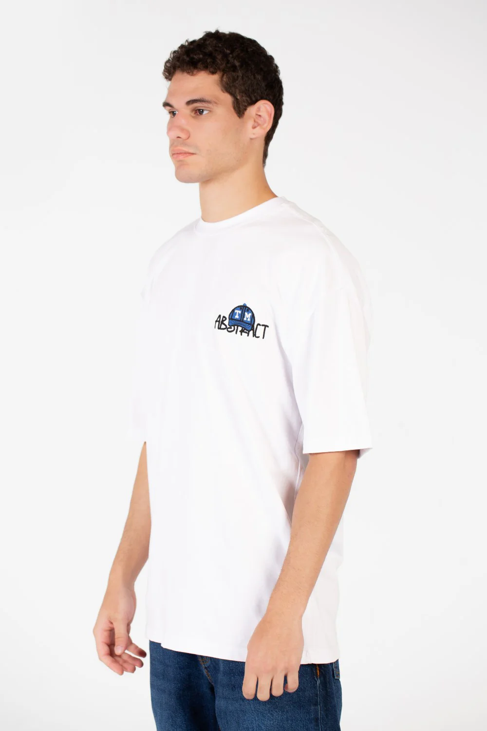 Men's Oversized Printed Round Neck T-Shirt - Image 7