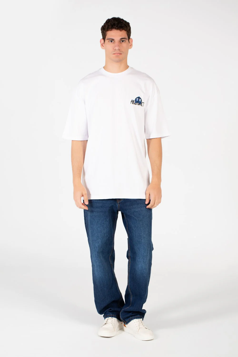 Men's Oversized Printed Round Neck T-Shirt - Image 8