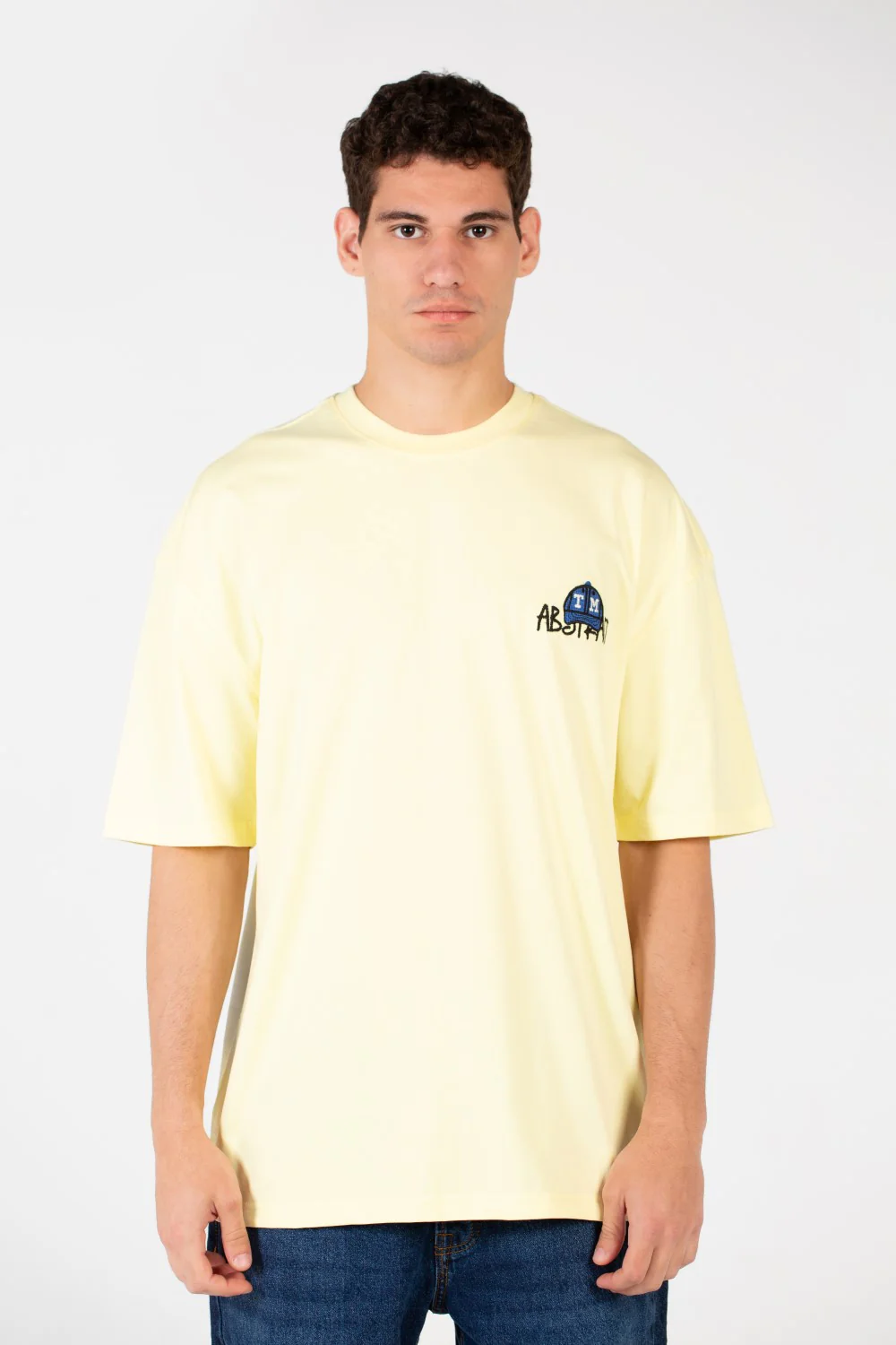 Men's Oversized Printed Round Neck T-Shirt - Image 9
