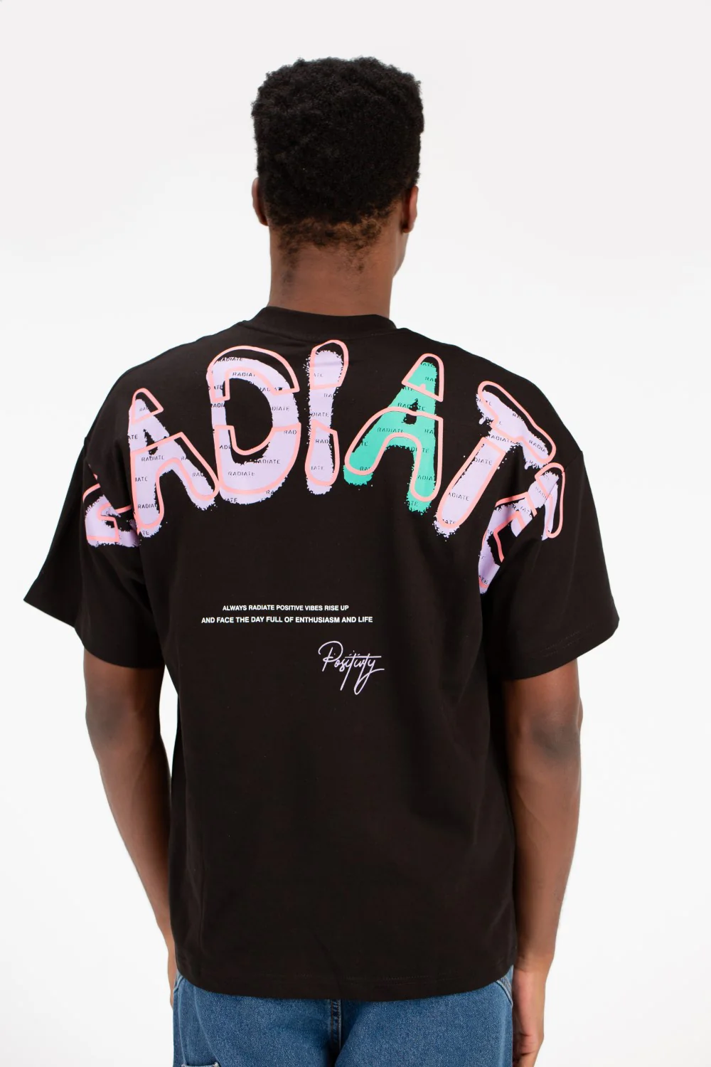 Men's Oversized Printed T-Shirt - Image 2