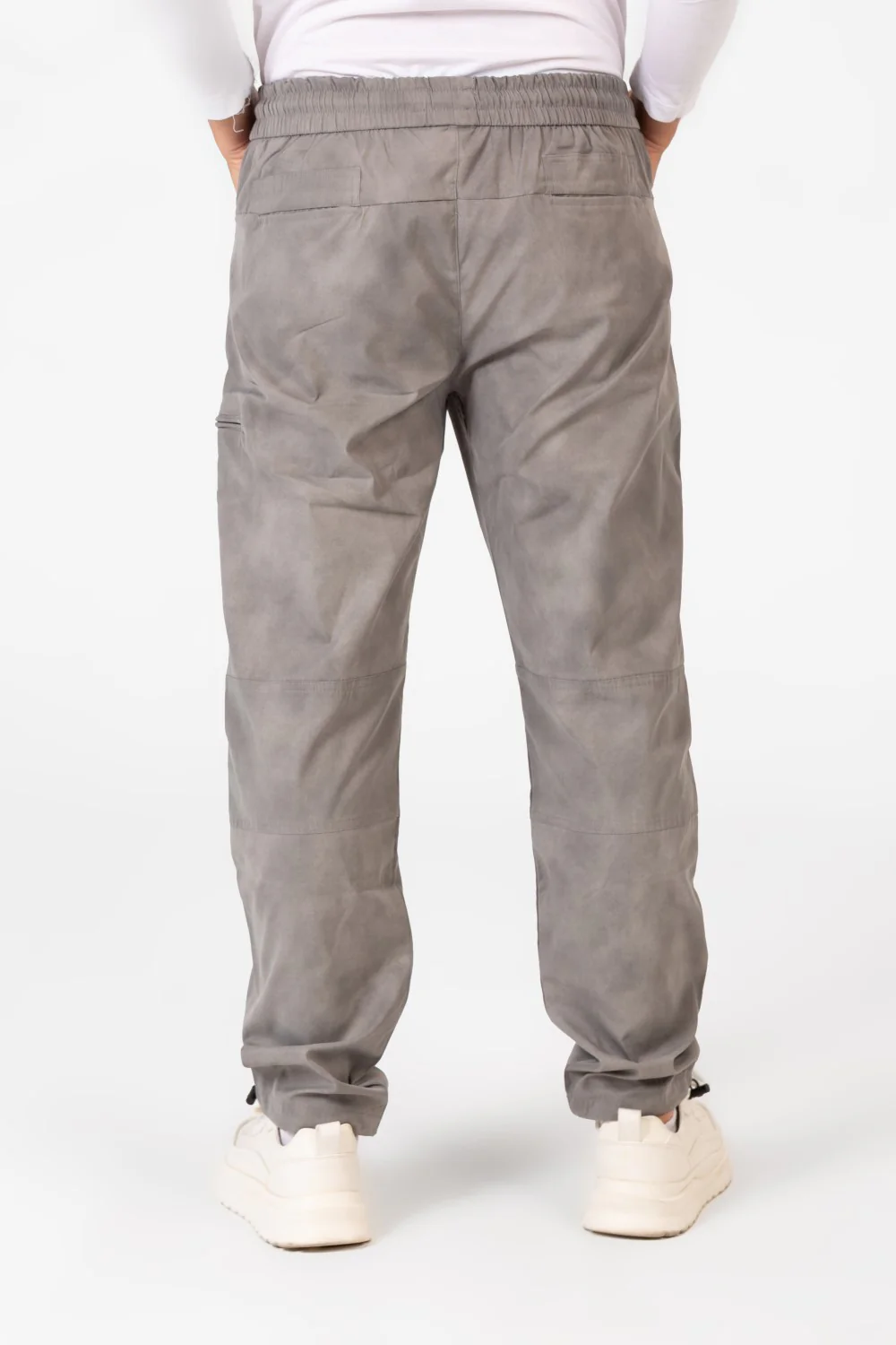 Men's Oversized Sweatpants With Elastic Waistband And Modern Zipper Pockets - Image 10