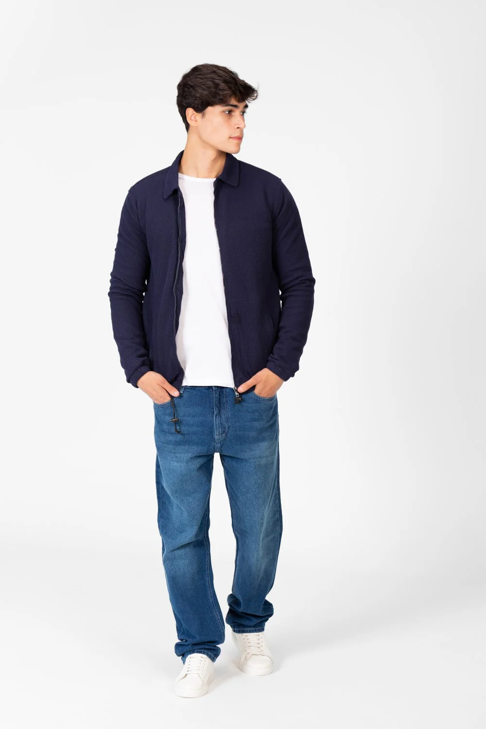 Men's Padded Jacket With Full Zippers And Pockets - Image 12