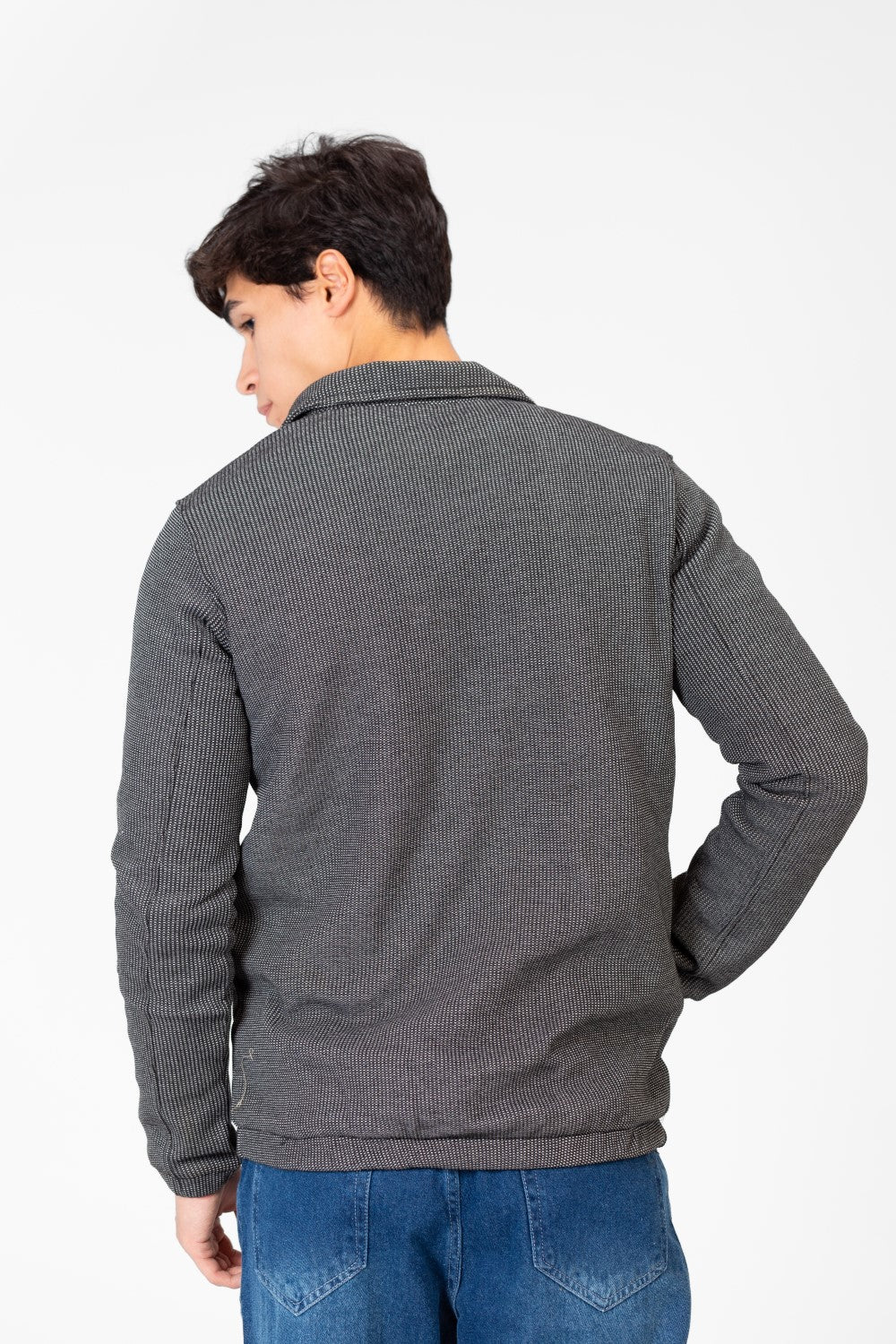 Men's Padded Jacket With Full Zippers And Pockets - Image 2