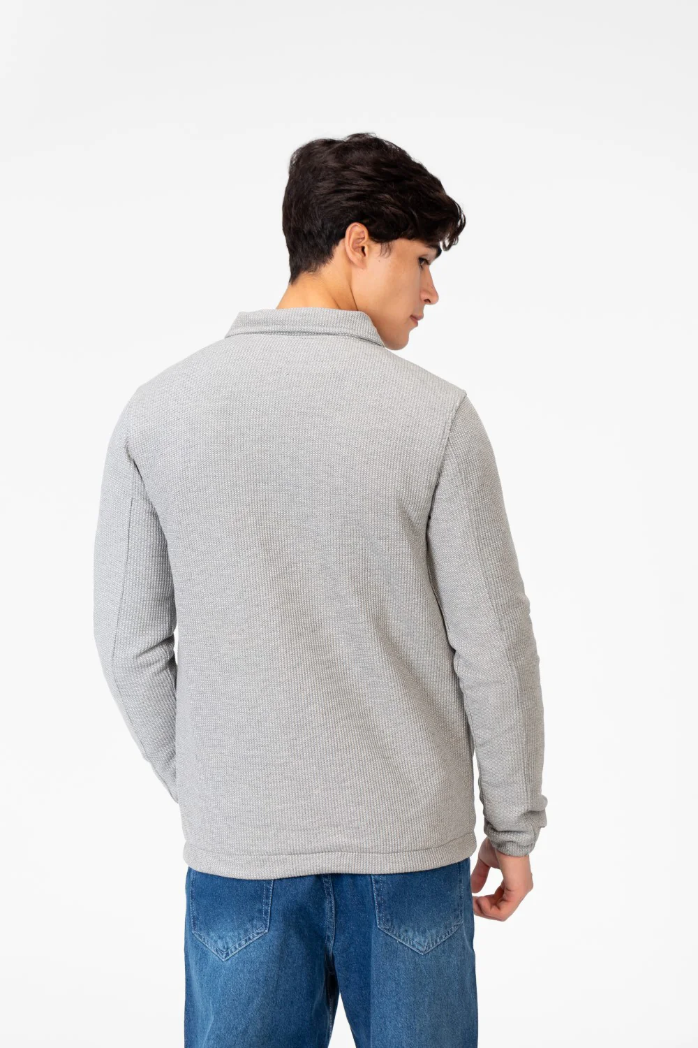 Men's Padded Jacket With Full Zippers And Pockets - Image 6