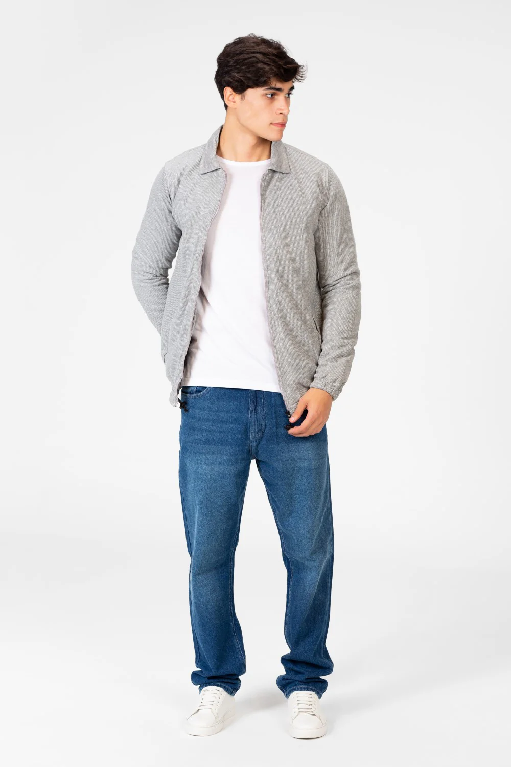 Men's Padded Jacket With Full Zippers And Pockets - Image 8