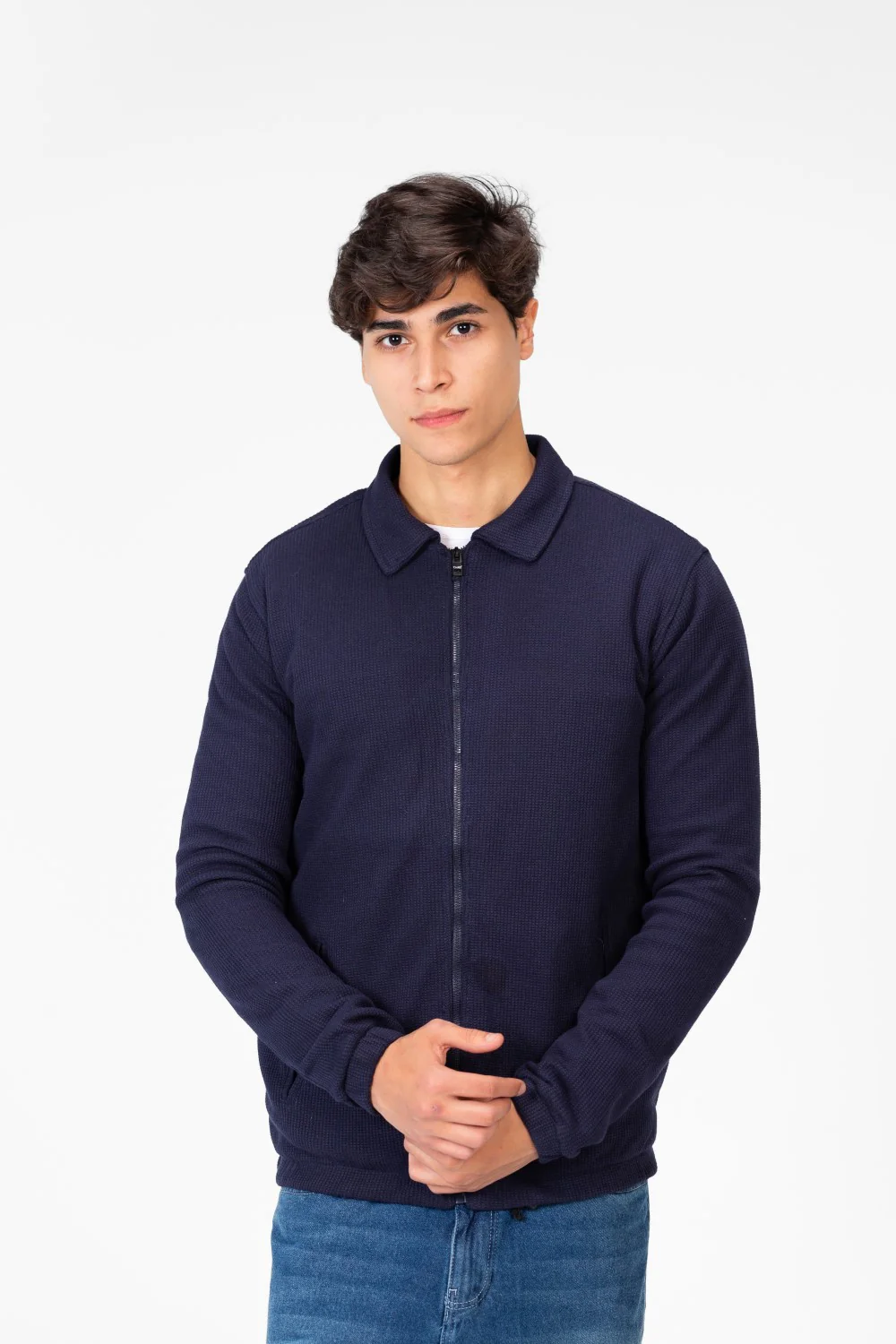 Men's Padded Jacket With Full Zippers And Pockets - Image 9