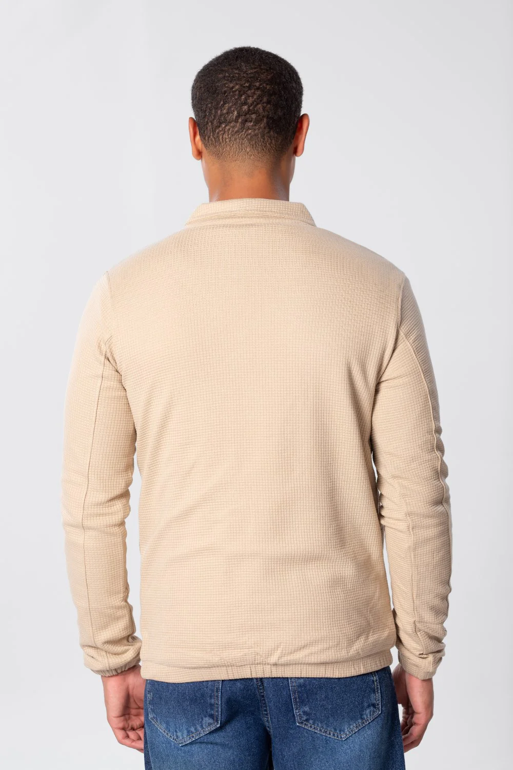 Men's Padded Jacket With Zippers And Front Pockets - Image 2