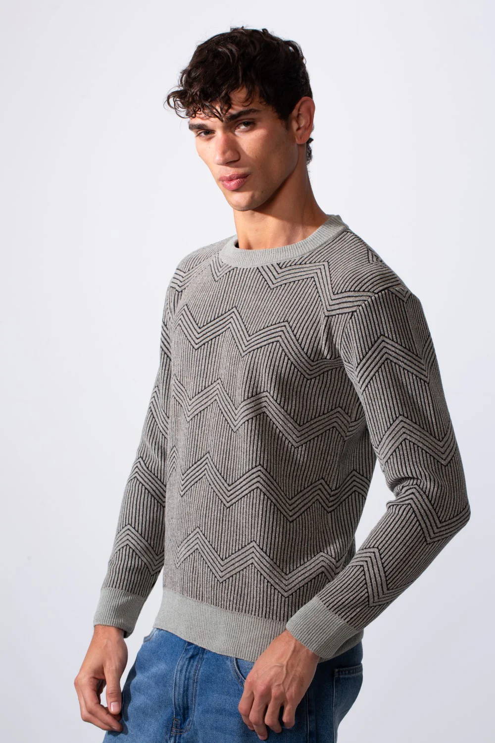Men's Patterned Slim Fit Premium Quality Pullover Sweater - Image 12