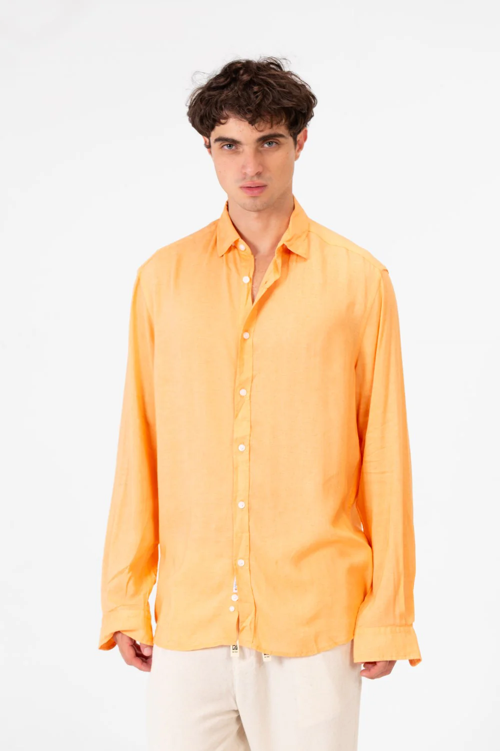 Men's Plain Regular Fit Long Sleeved Shirt In Practical Fabric And Modern Colors - Image 13