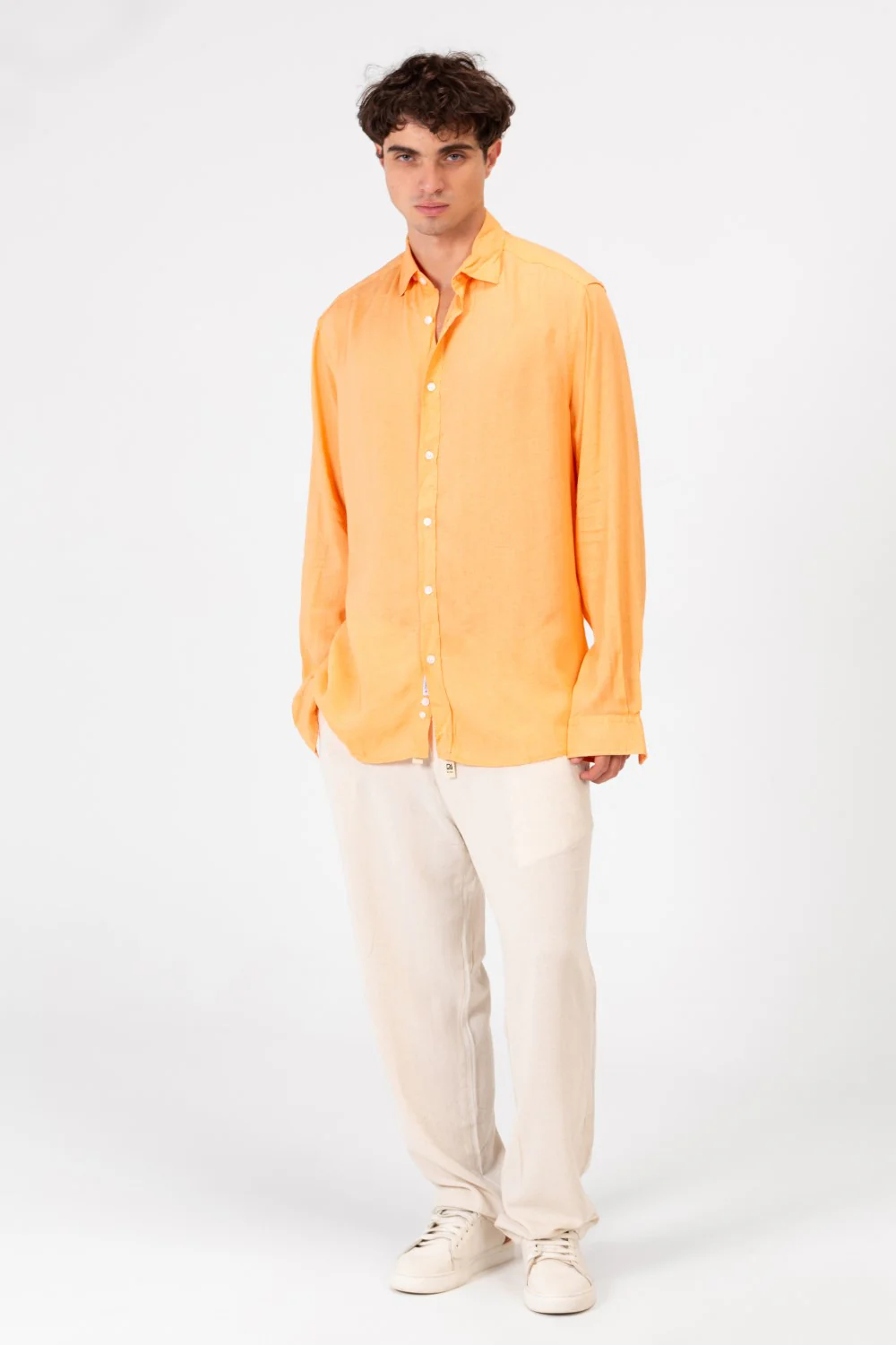 Men's Plain Regular Fit Long Sleeved Shirt In Practical Fabric And Modern Colors - Image 16