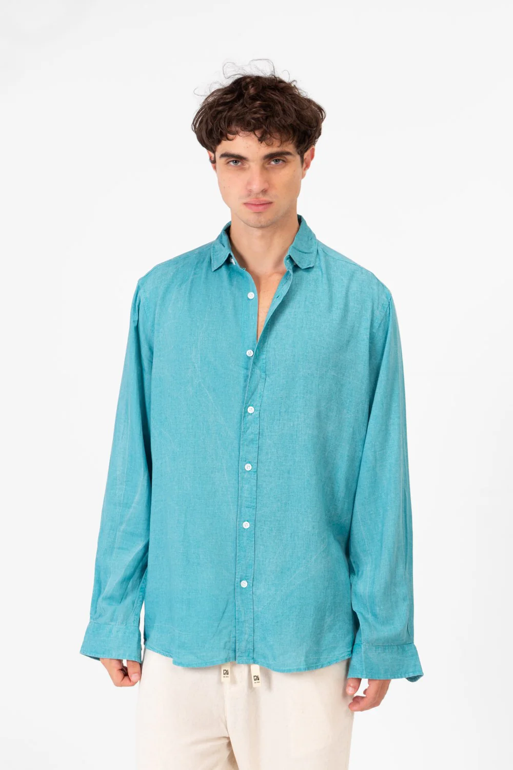 Men's Plain Regular Fit Long Sleeved Shirt In Practical Fabric And Modern Colors - Image 17