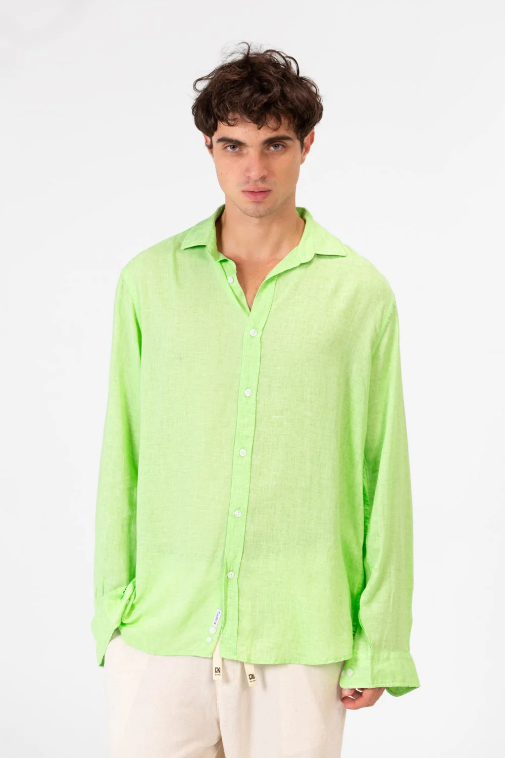 Men's Plain Regular Fit Long Sleeved Shirt In Practical Fabric And Modern Colors - Image 5
