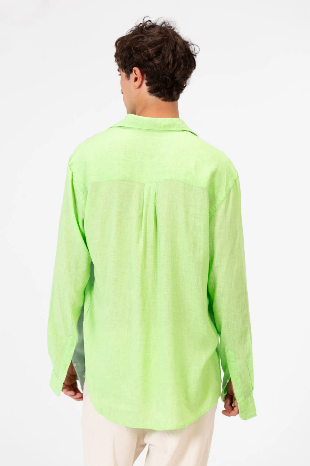Men's Plain Regular Fit Long Sleeved Shirt In Practical Fabric And Modern Colors - Image 6