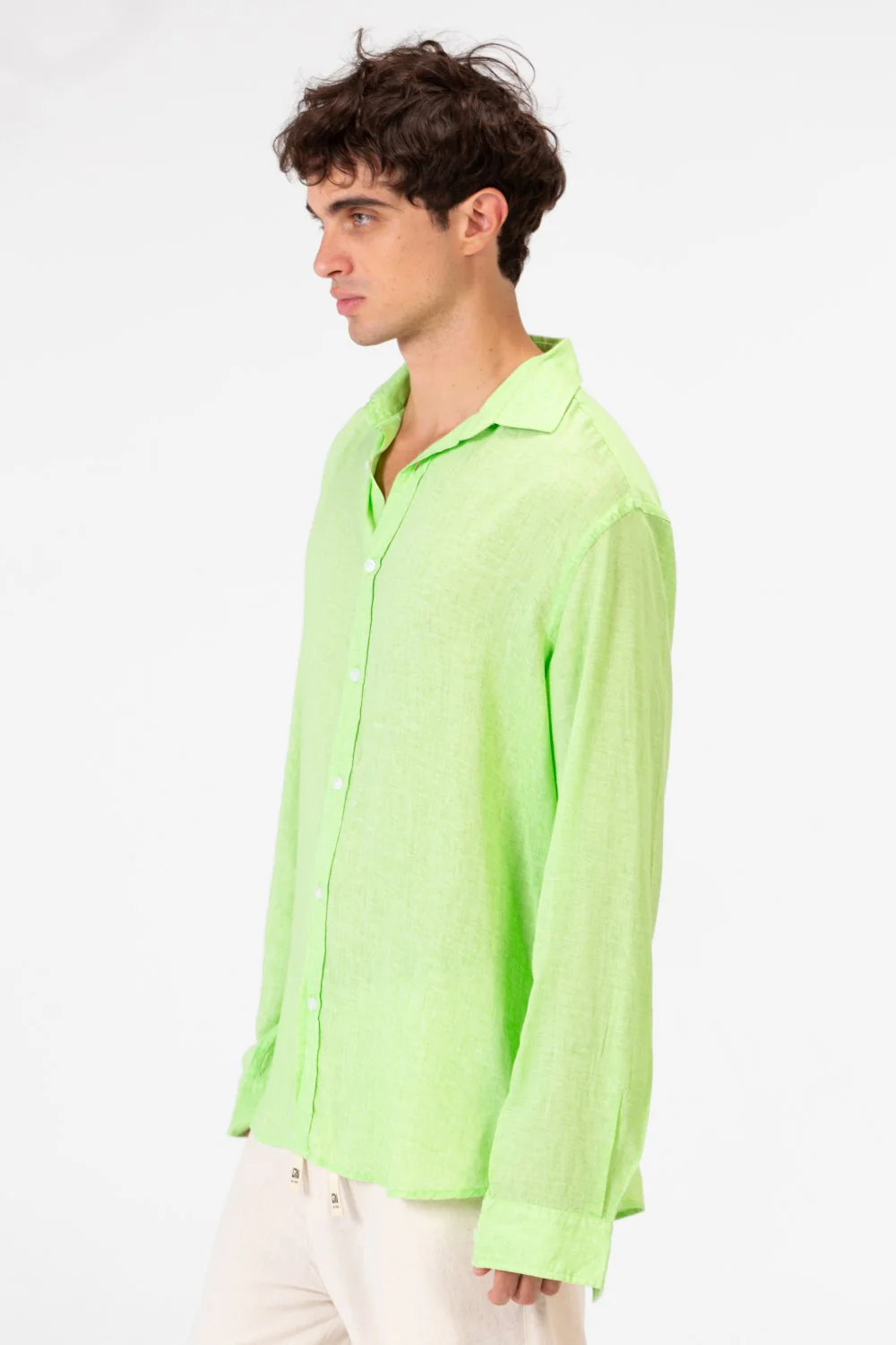 Men's Plain Regular Fit Long Sleeved Shirt In Practical Fabric And Modern Colors - Image 7