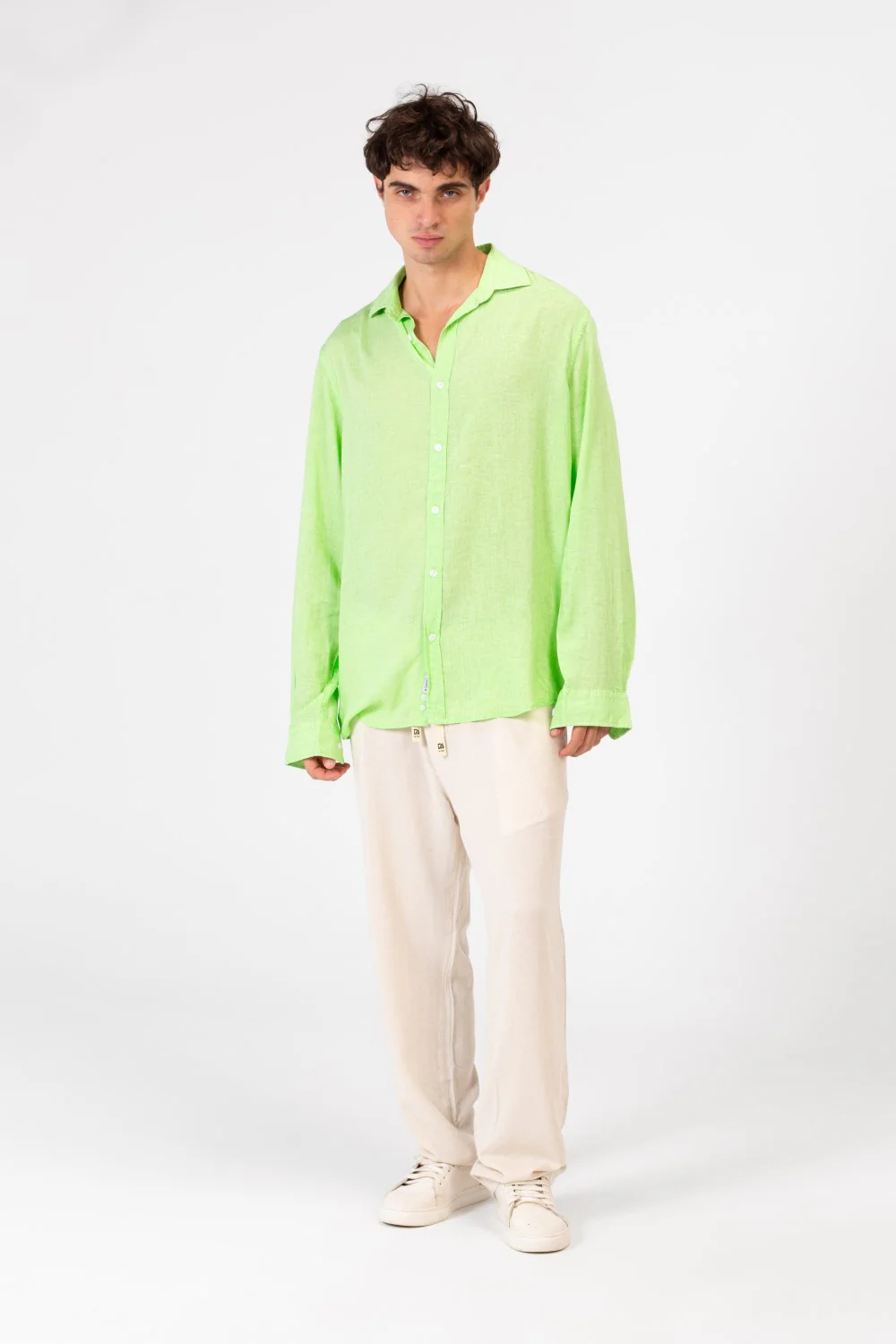 Men's Plain Regular Fit Long Sleeved Shirt In Practical Fabric And Modern Colors - Image 8