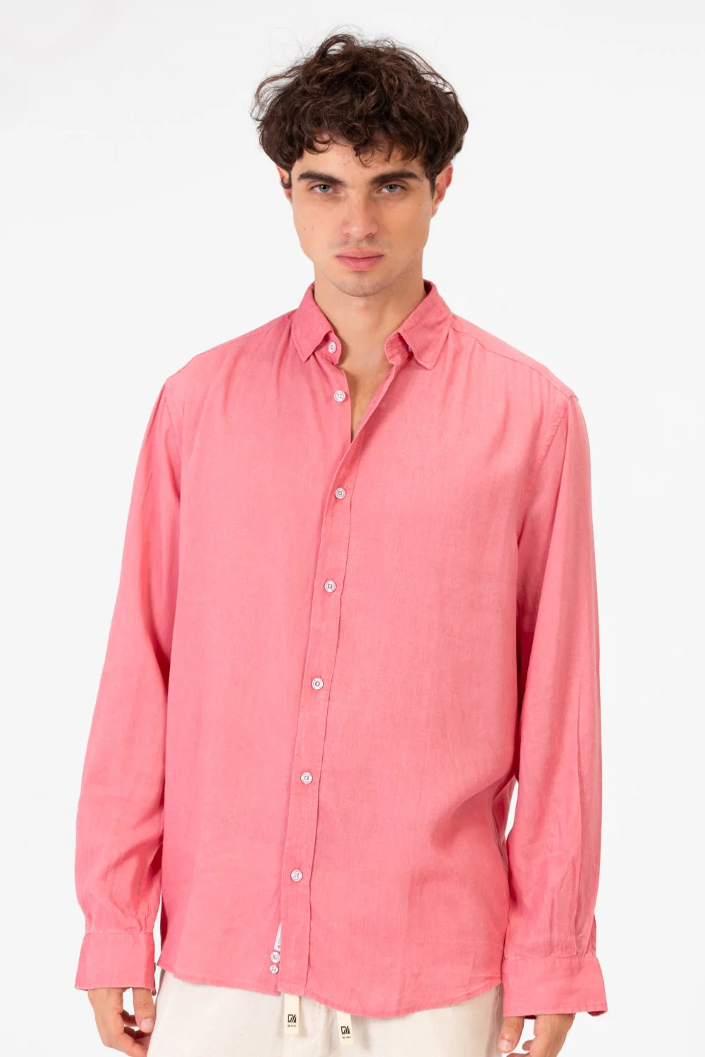 Men's Plain Regular Fit Long Sleeved Shirt In Practical Fabric And Modern Colors - Image 9