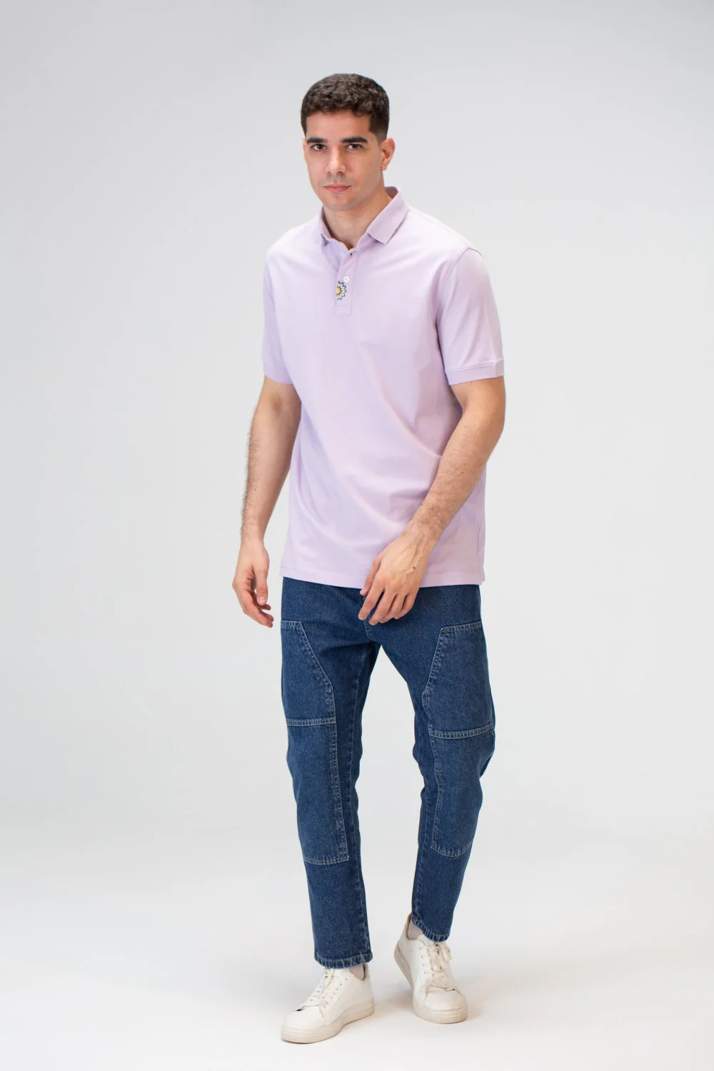 Mens Plain Slim Fit Short Sleeve Polo T-Shirt