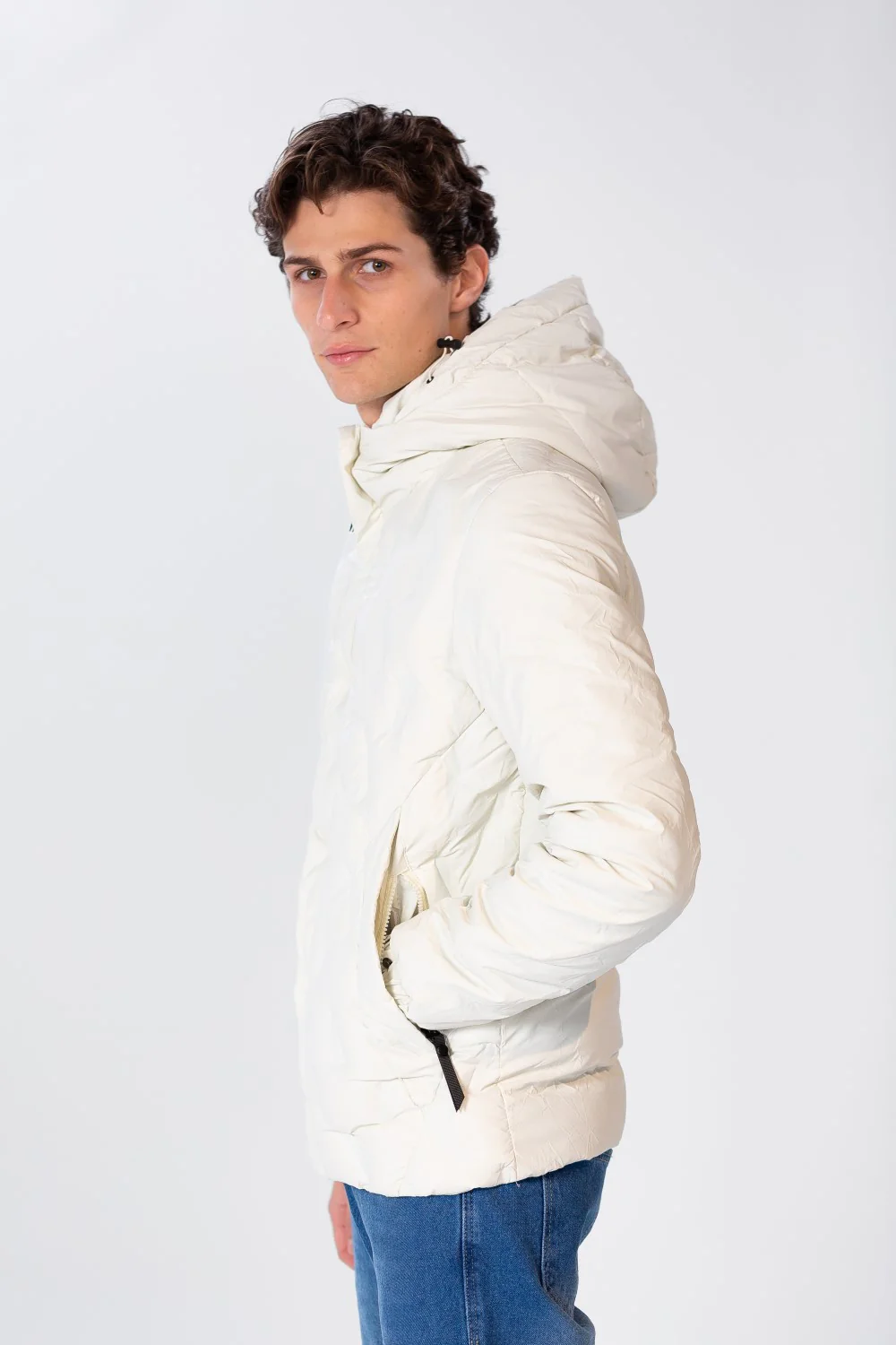 Men's Plain Waterproof Jacket With Zippers And Pockets - Image 14