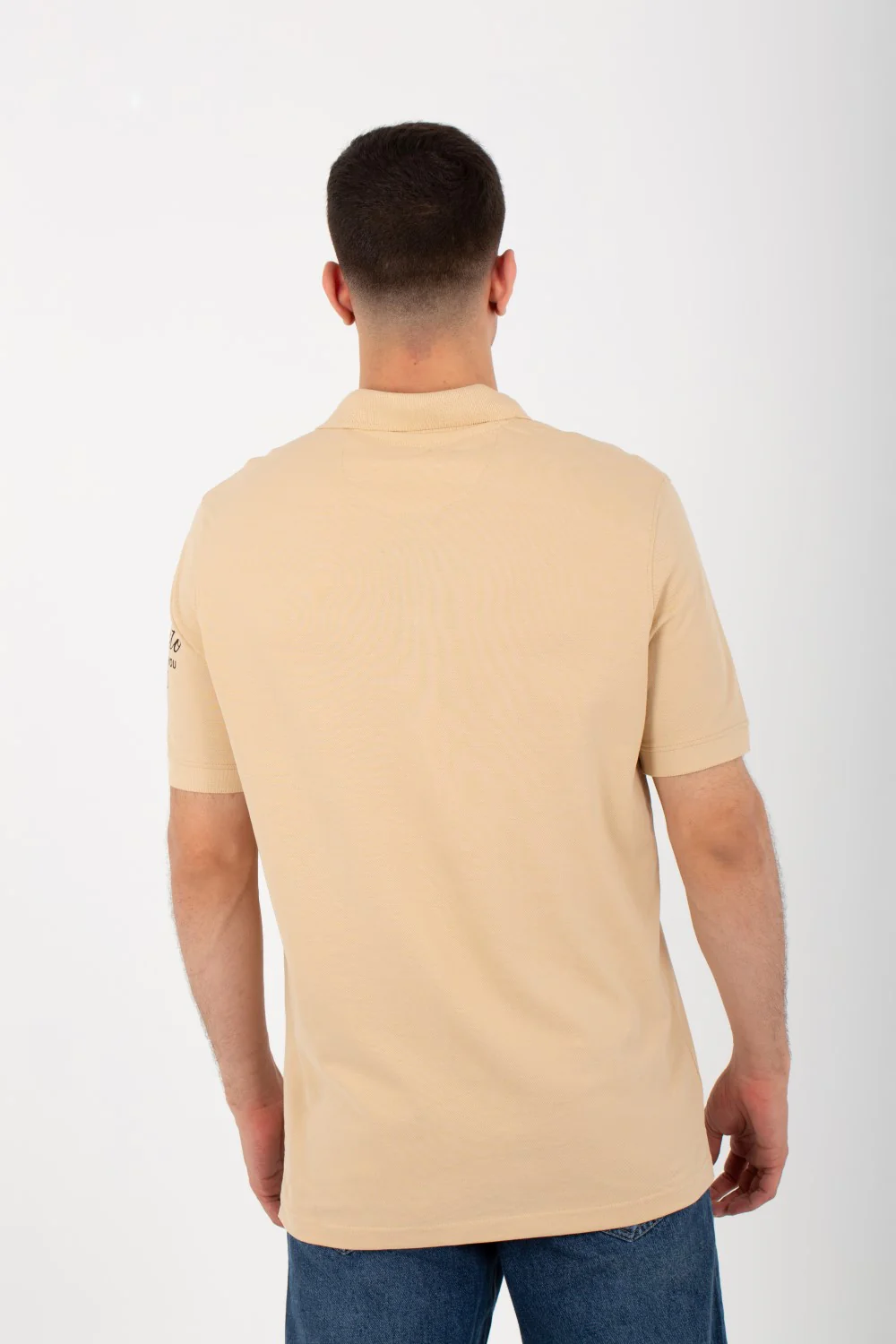 Men's Polo Printed Comfortable T-shirt With Collar And Short Sleeves - Image 2
