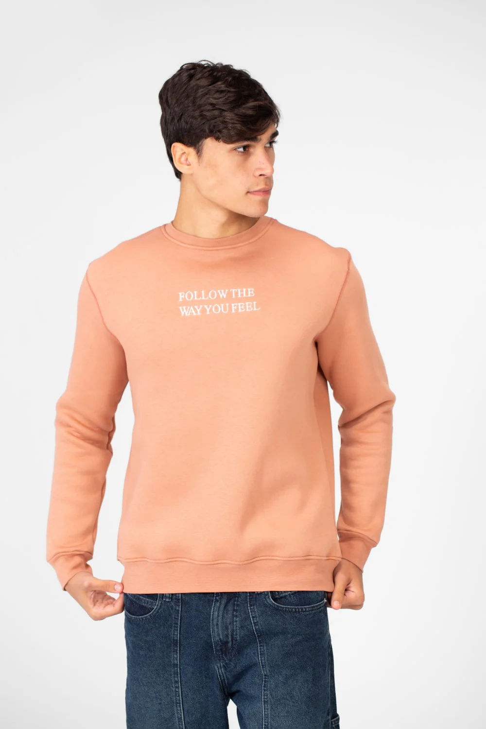 Men's Printed Crew Neck Sweatshirt - Image 5