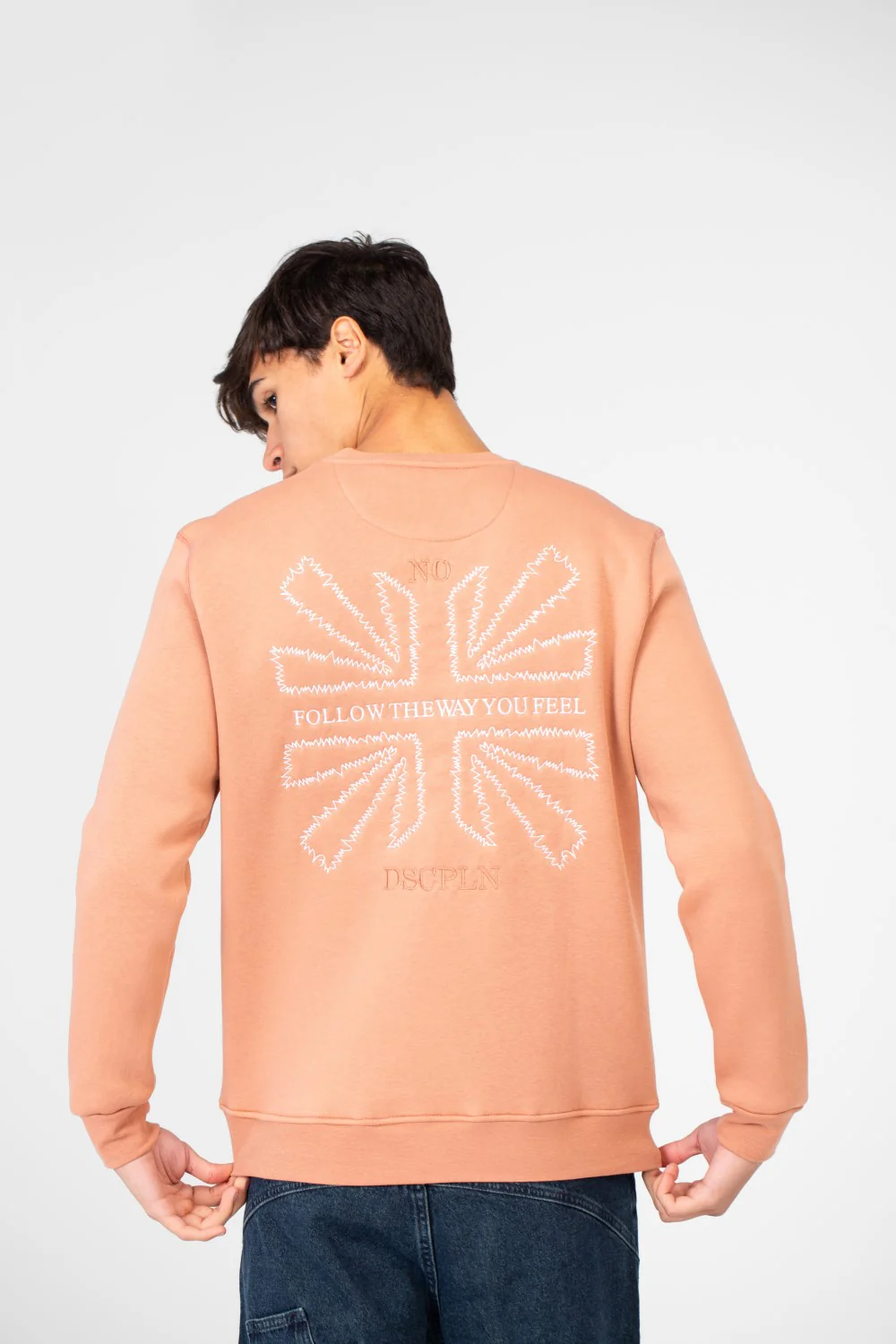 Men's Printed Crew Neck Sweatshirt - Image 6