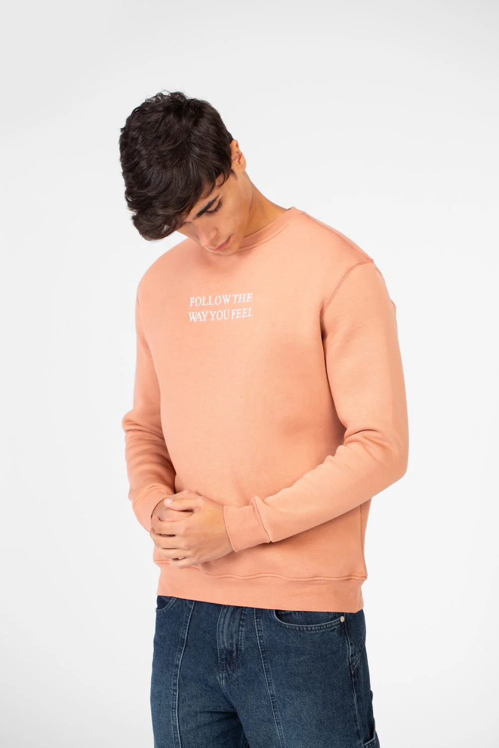 Men's Printed Crew Neck Sweatshirt - Image 7