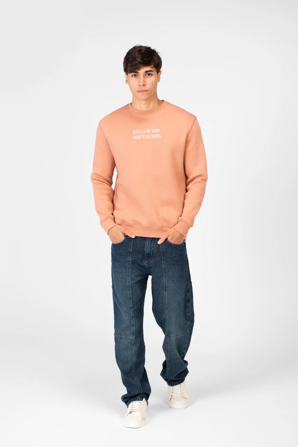 Men's Printed Crew Neck Sweatshirt - Image 8