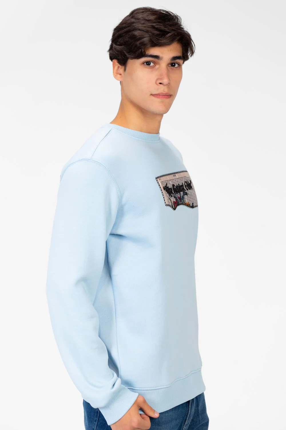 Men's Printed Crew Neck Tomato Sweatshirt - Image 11