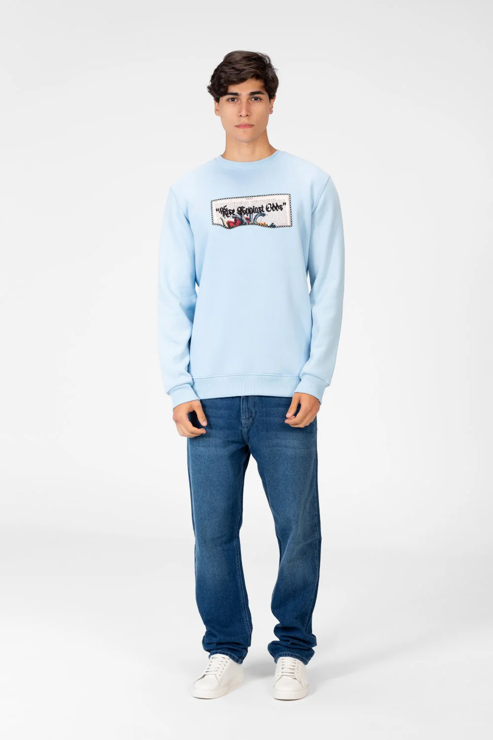 Men's Printed Crew Neck Tomato Sweatshirt - Image 12