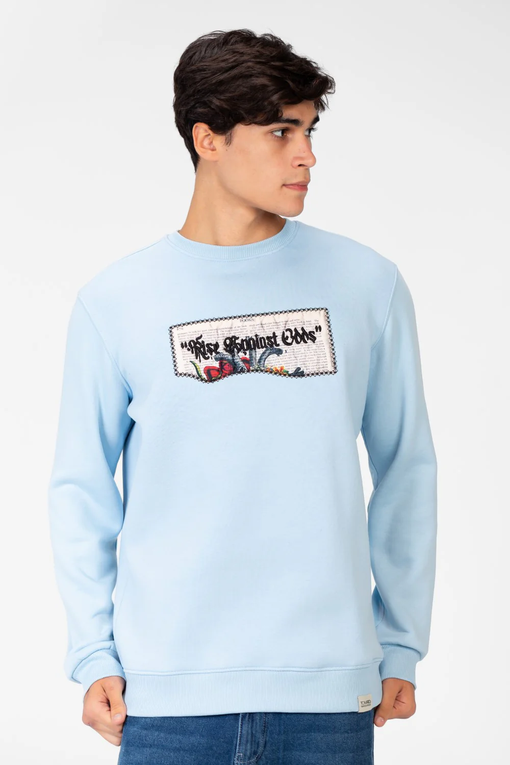 Men's Printed Crew Neck Tomato Sweatshirt - Image 9