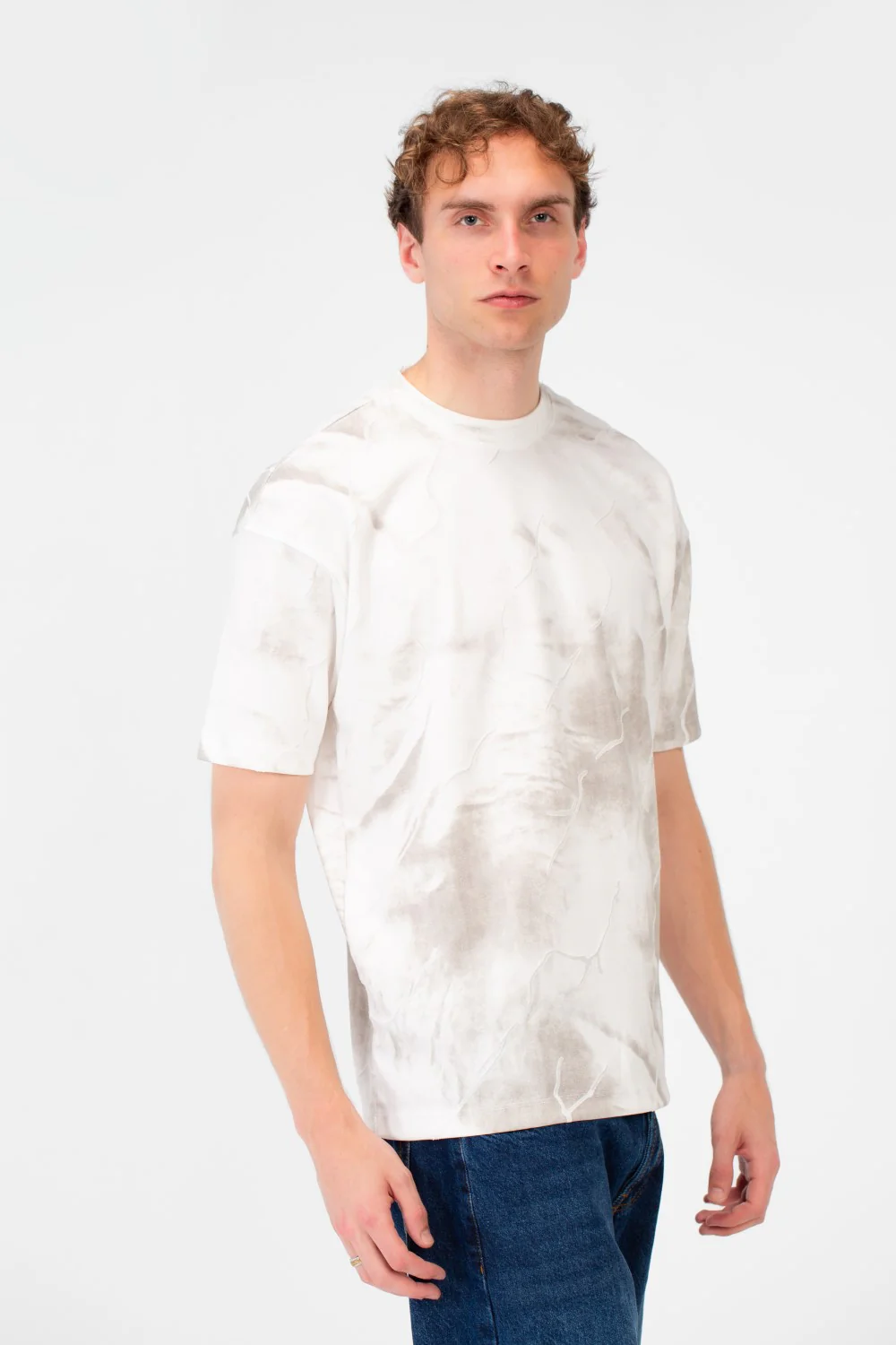 Men's Printed Half-Sleeve Regular Fit Round Neck T-shirt - Image 11